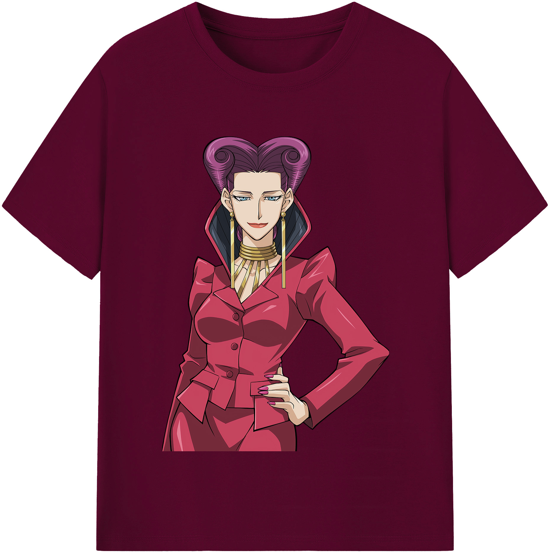 （画像用） 遊☆戯☆王 Yu-Gi-Oh! レディースカジュアルプリントTシャツ（綿100％）